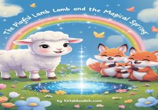 The Playful Lamb and the Magical Spring