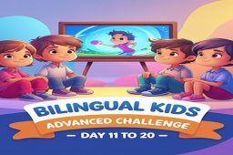برنامه ریزی آموزش کودک دوزبانه چالش پیشرفته ده روز دوم