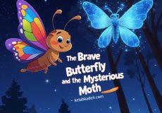 The Brave Butterfly and the Mysterious Moth
