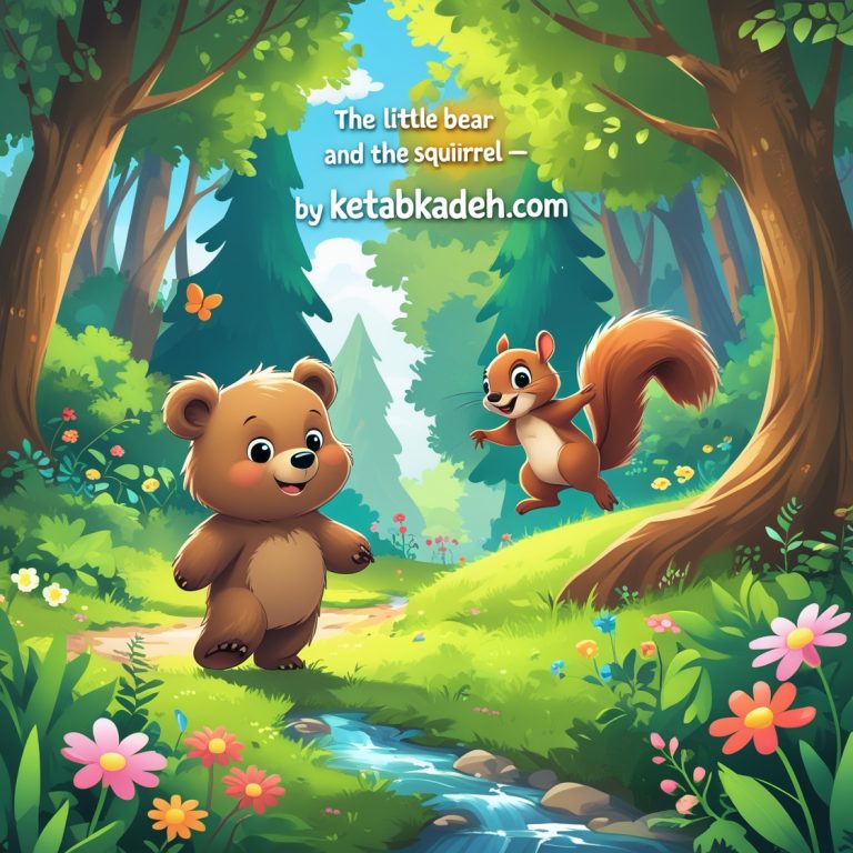 The Little Bear and the Playful Squirrel's Friendship