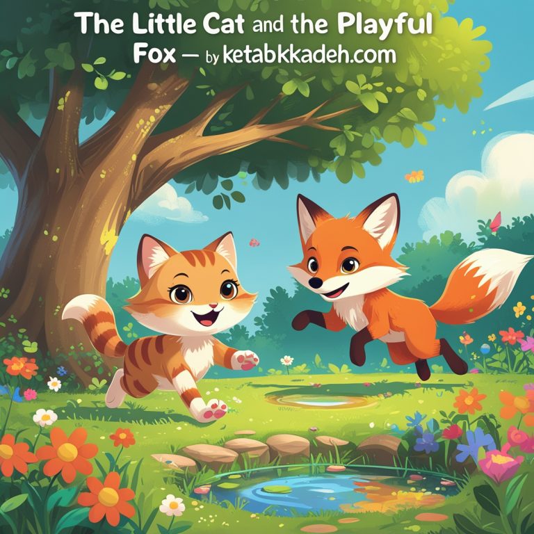 The Little Cat and the Playful Fox's Friendship