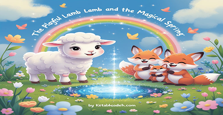 The Playful Lamb and the Magical Spring