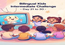 برنامه ریزی آموزش کودک دوزبانه چالش متوسط ده روز سوم
